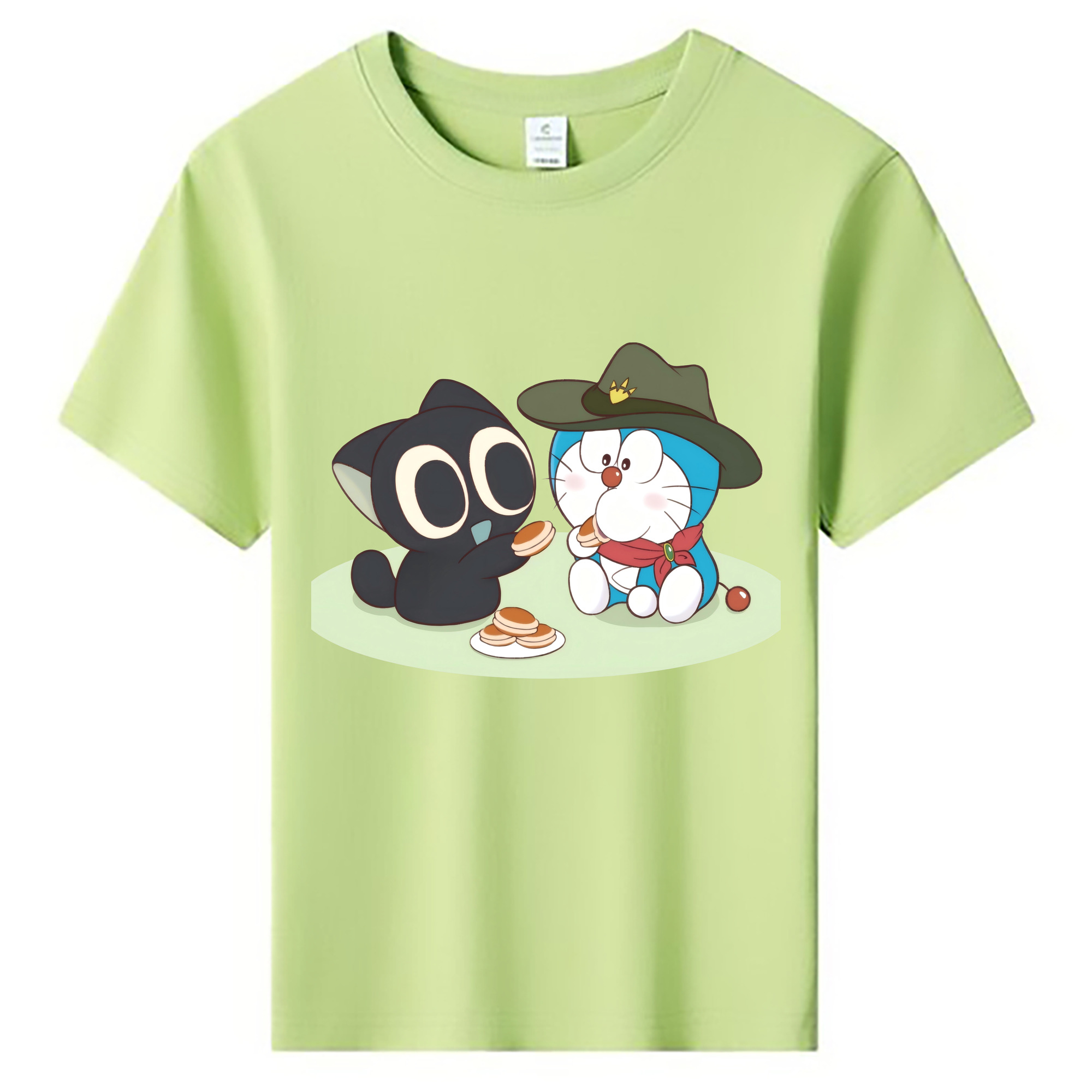 （画像用） ドラえもん Doraemon 綿100％キッズTシャツ（フロントプリント）